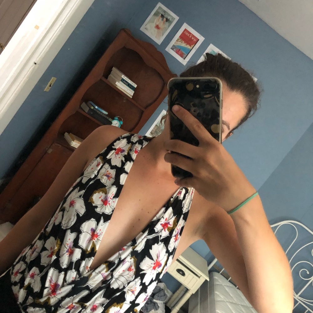 free people flowery body suit